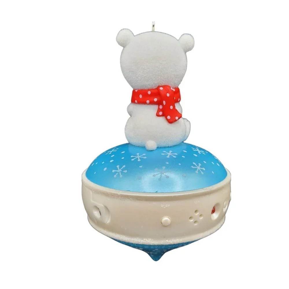 Hallmark Keepsake Recordable Ornament What Will You Wish For Polar Bear 2010